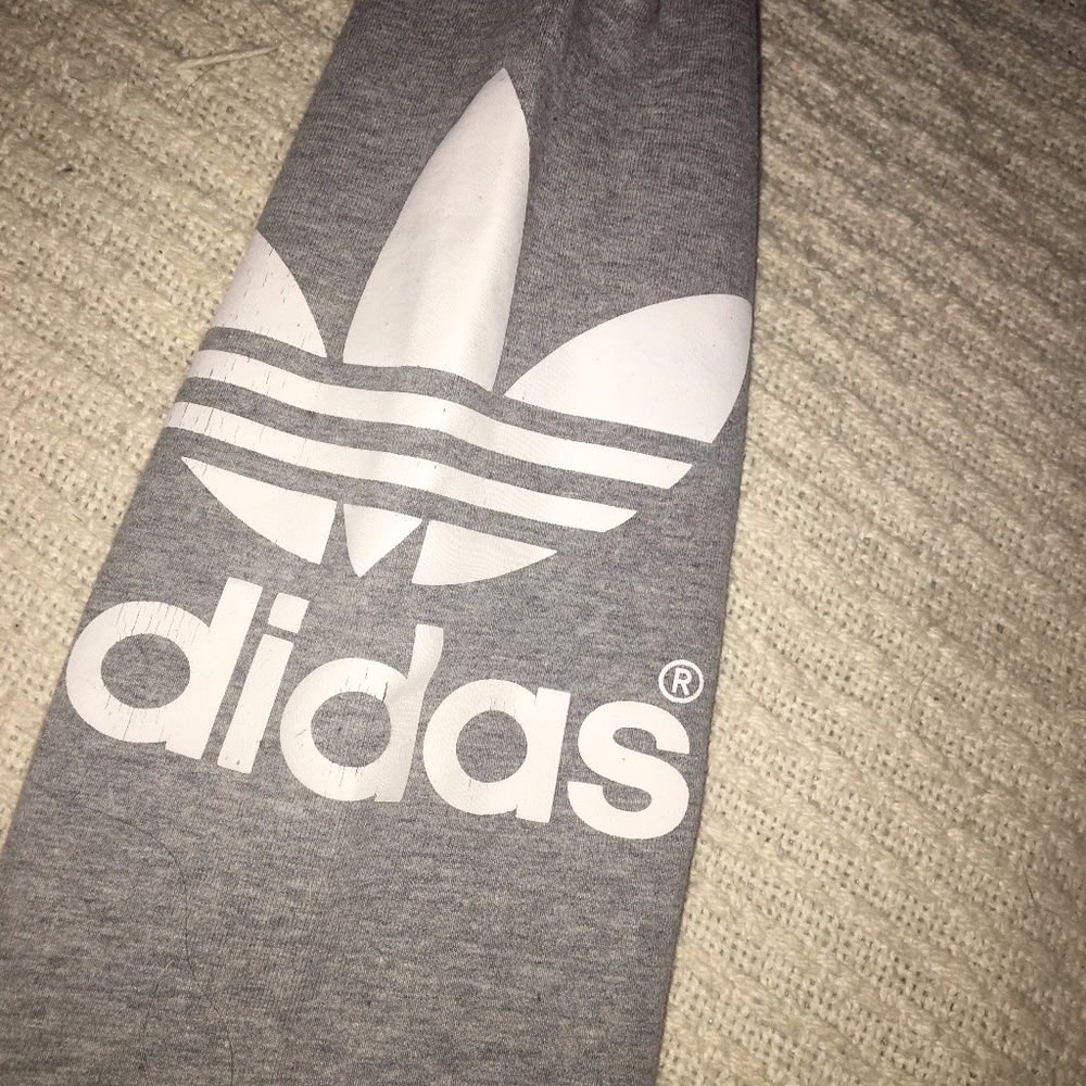 Gray Adidas Leggings